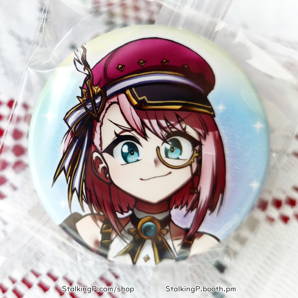 原神 缶バッジ 氷 / Genshin Impact Can Badges/buttons (Cryo)
