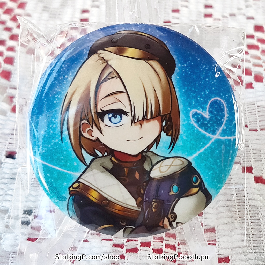 原神 缶バッジ 氷 / Genshin Impact Can Badges/buttons (Cryo)