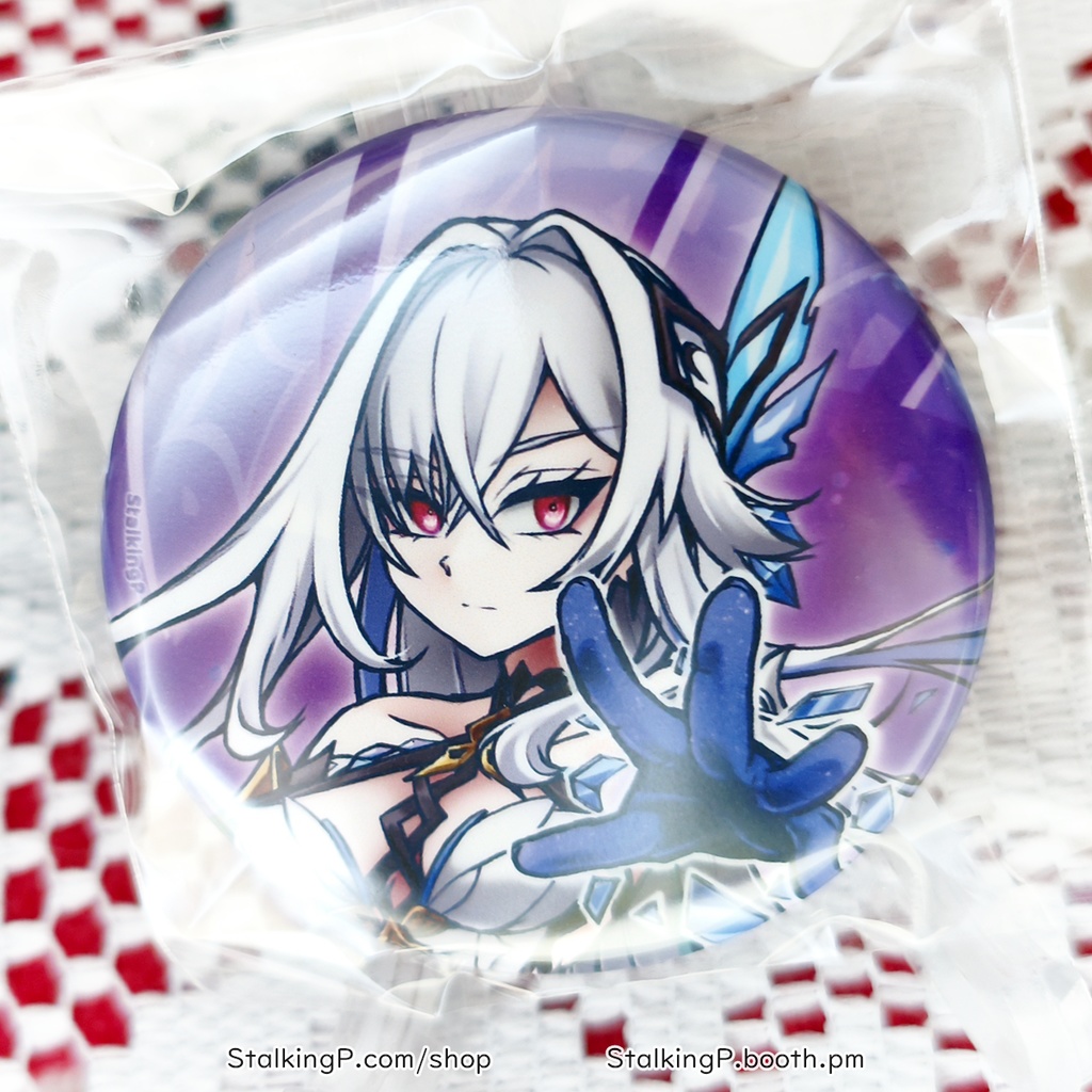 原神 缶バッジ 氷 / Genshin Impact Can Badges/buttons (Cryo)