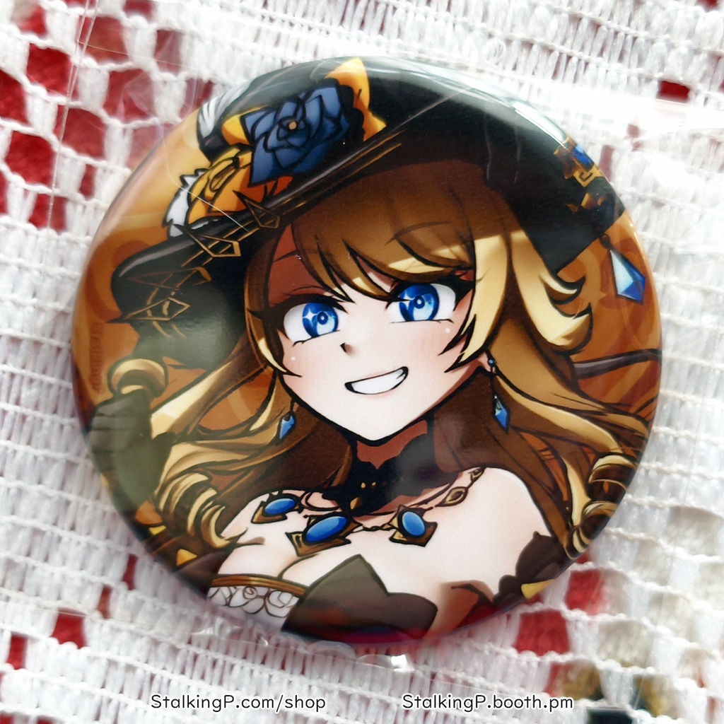 原神 缶バッジ 岩 / Genshin Impact Can Badges/buttons (Geo)
