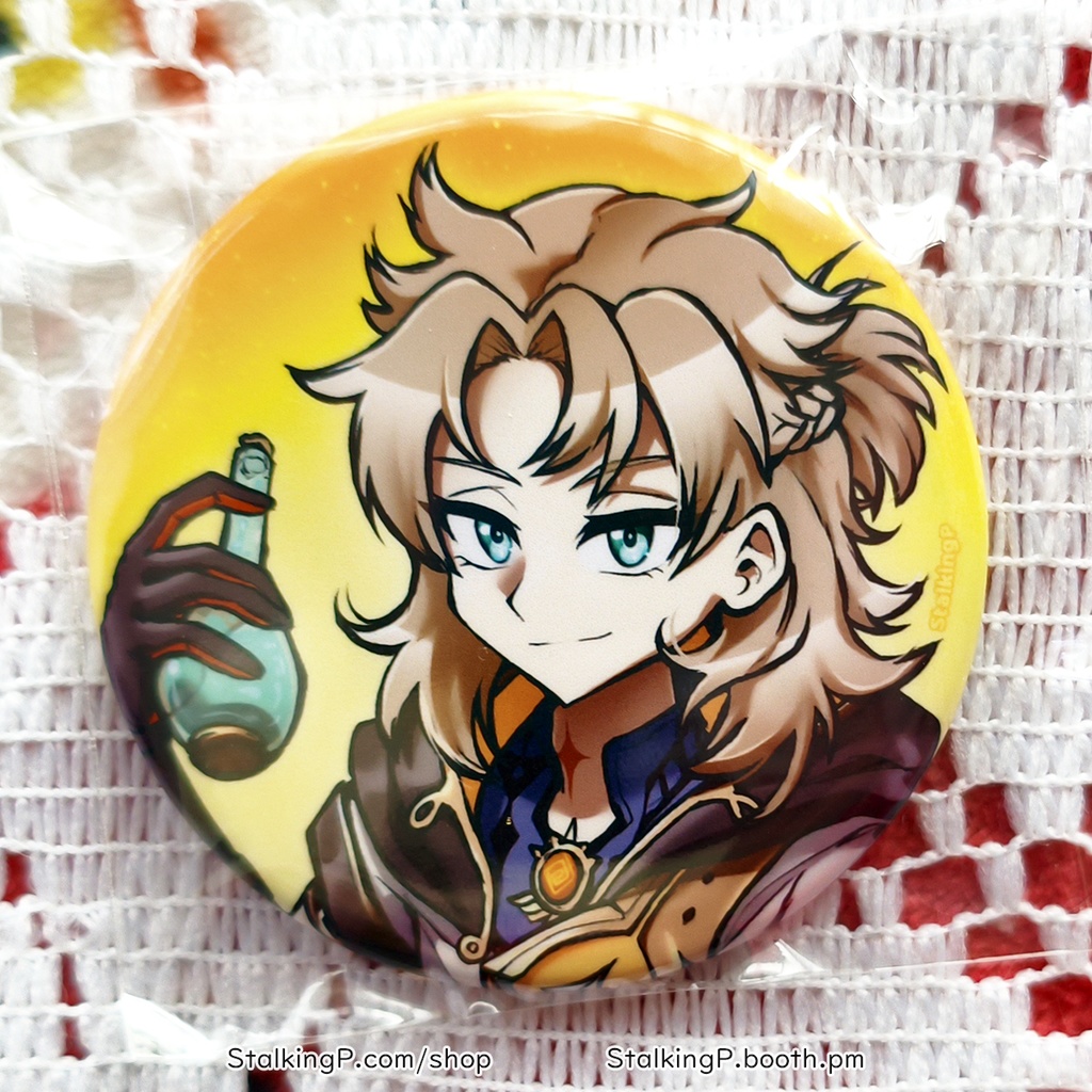 原神 缶バッジ 岩 / Genshin Impact Can Badges/buttons (Geo)