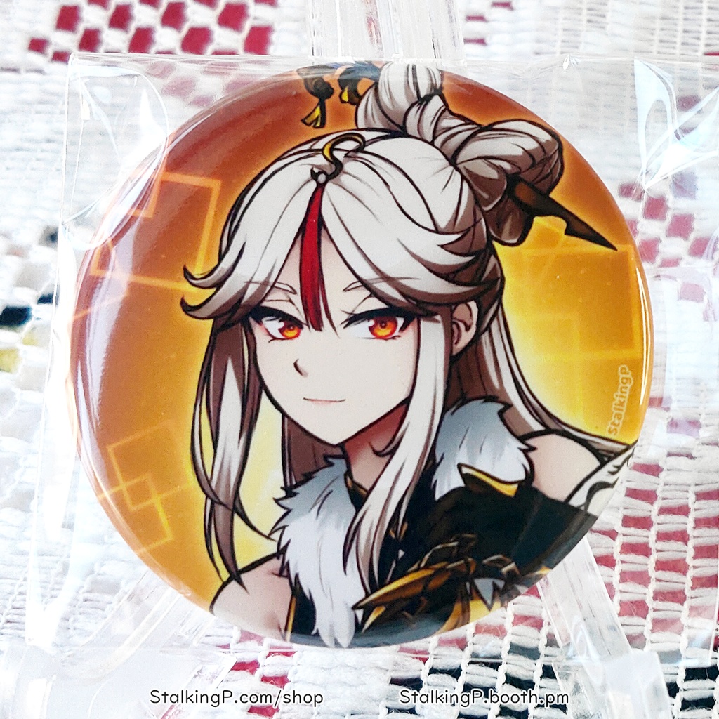 原神 缶バッジ 岩 / Genshin Impact Can Badges/buttons (Geo)