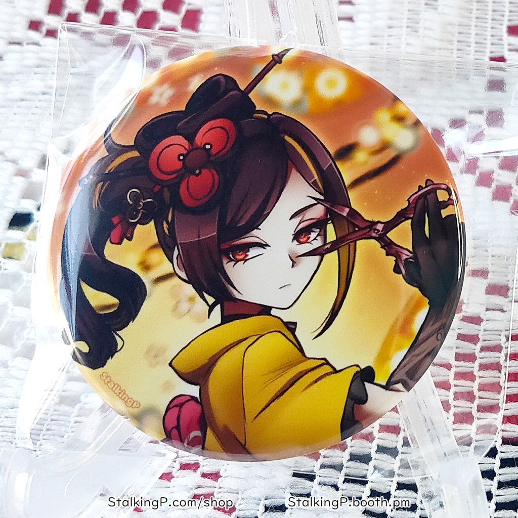 原神 缶バッジ 岩 / Genshin Impact Can Badges/buttons (Geo)