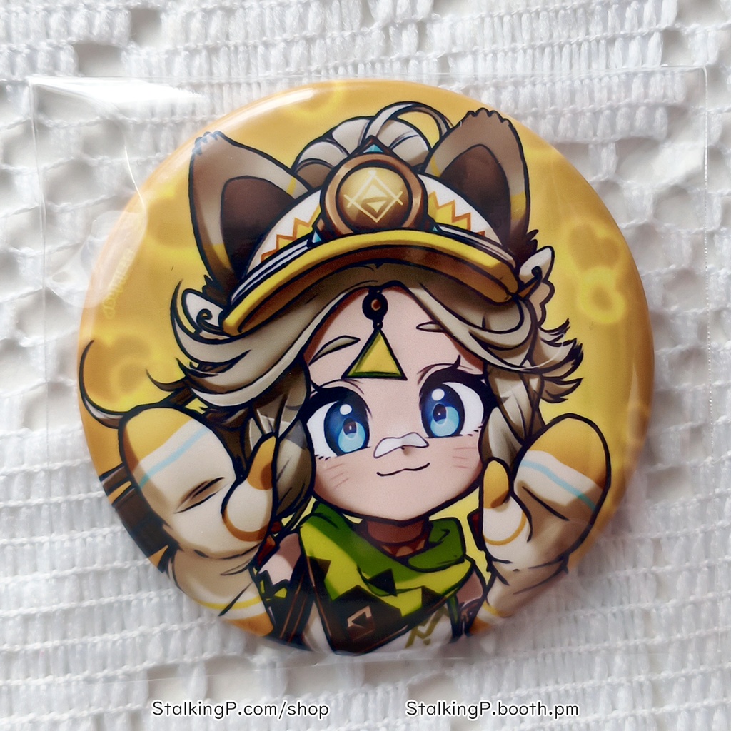 原神 缶バッジ 岩 / Genshin Impact Can Badges/buttons (Geo)