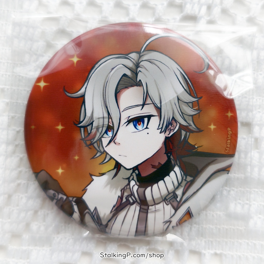 原神 缶バッジ 岩 / Genshin Impact Can Badges/buttons (Geo)