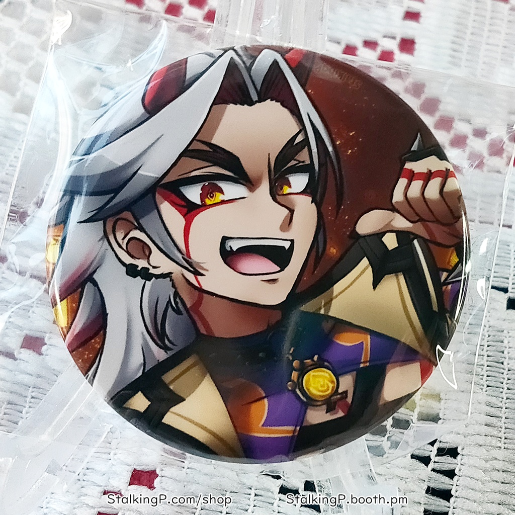 原神 缶バッジ 岩 / Genshin Impact Can Badges/buttons (Geo)