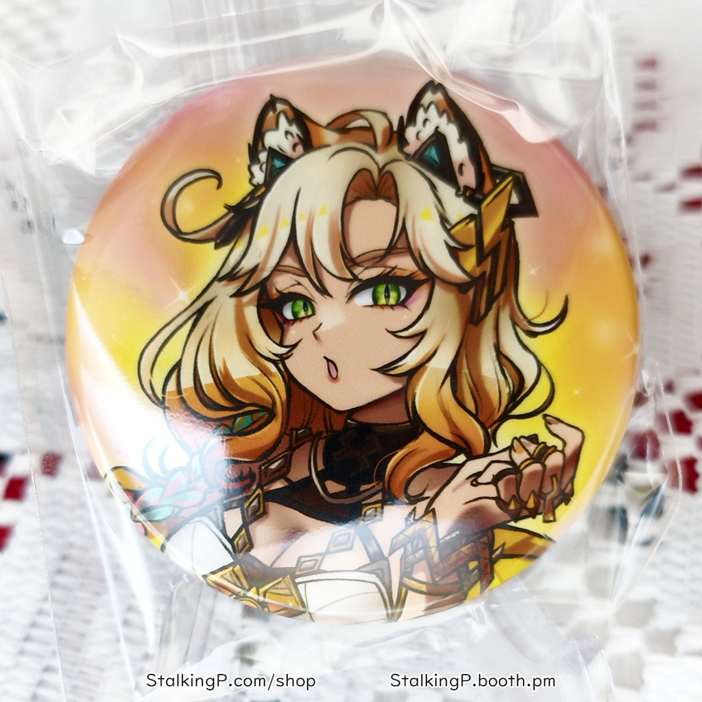 原神 缶バッジ 岩 / Genshin Impact Can Badges/buttons (Geo)