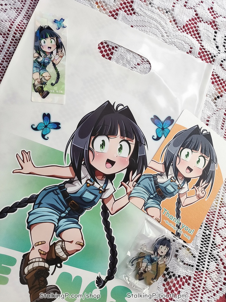 ロミナ クリアーしおり(ホログラム入り)Holographic bookmark - Romina