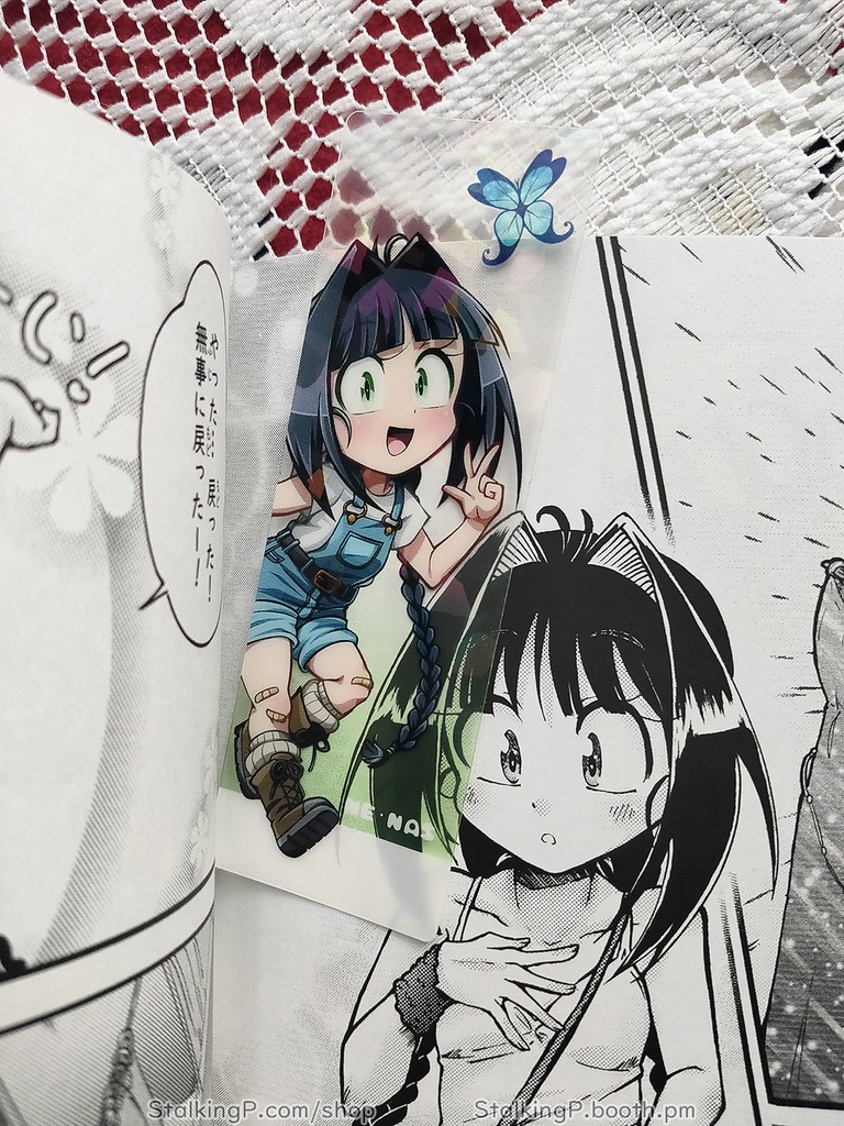 ロミナ クリアーしおり(ホログラム入り)Holographic bookmark - Romina