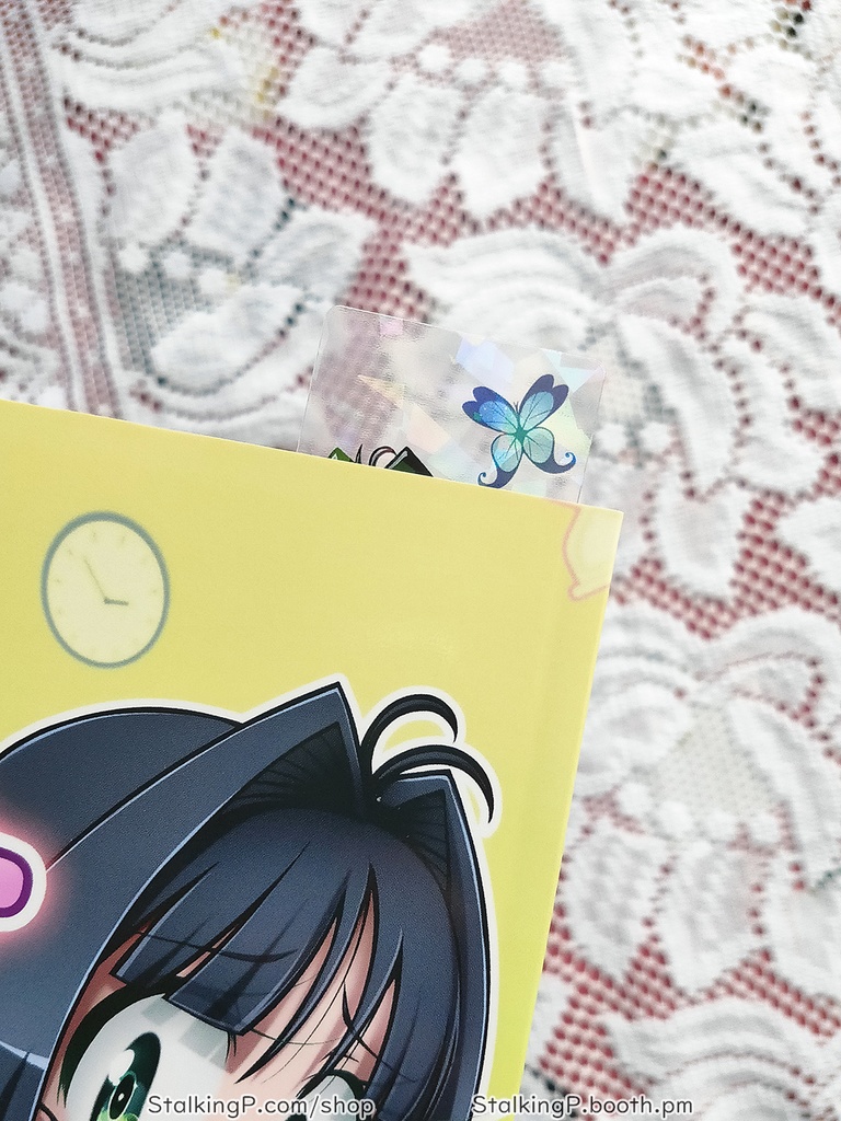 ロミナ クリアーしおり(ホログラム入り)Holographic bookmark - Romina