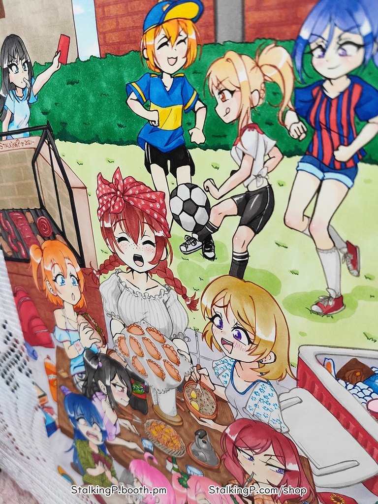 Love Live! x アルゼンチン 原画 // Love Live! x Argentina original artwork
