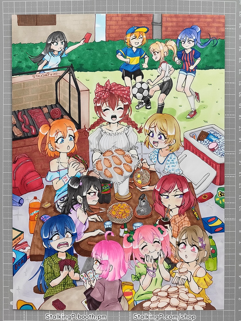 Love Live! x アルゼンチン 原画 // Love Live! x Argentina original artwork
