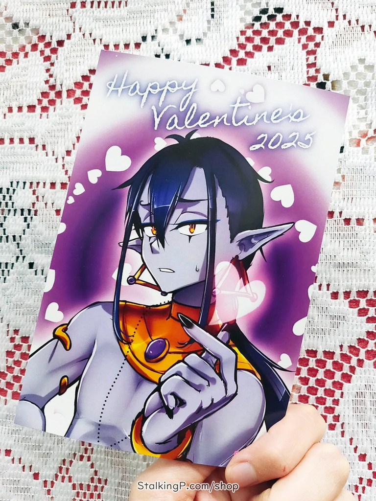 バレンタイン2025 両面ポストカード | Double-sided Valentine's 2025 postcard