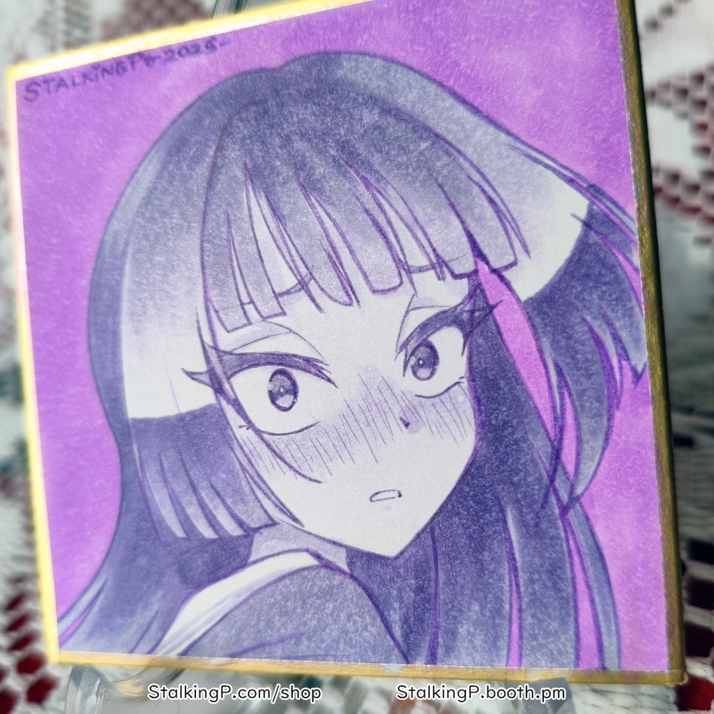 創作主人公 豆色紙 | Female leads - mame shikishi illustrations