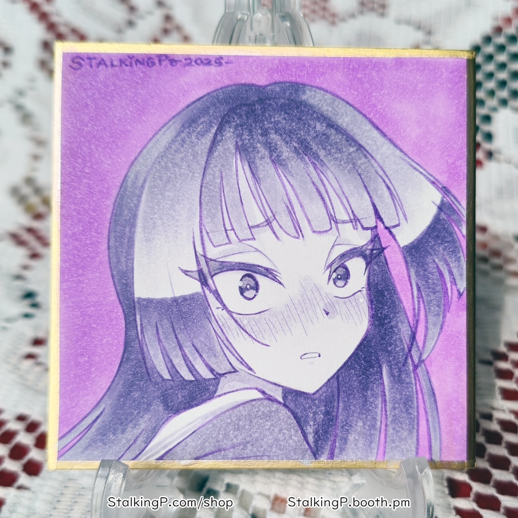 創作主人公 豆色紙 | Female leads - mame shikishi illustrations