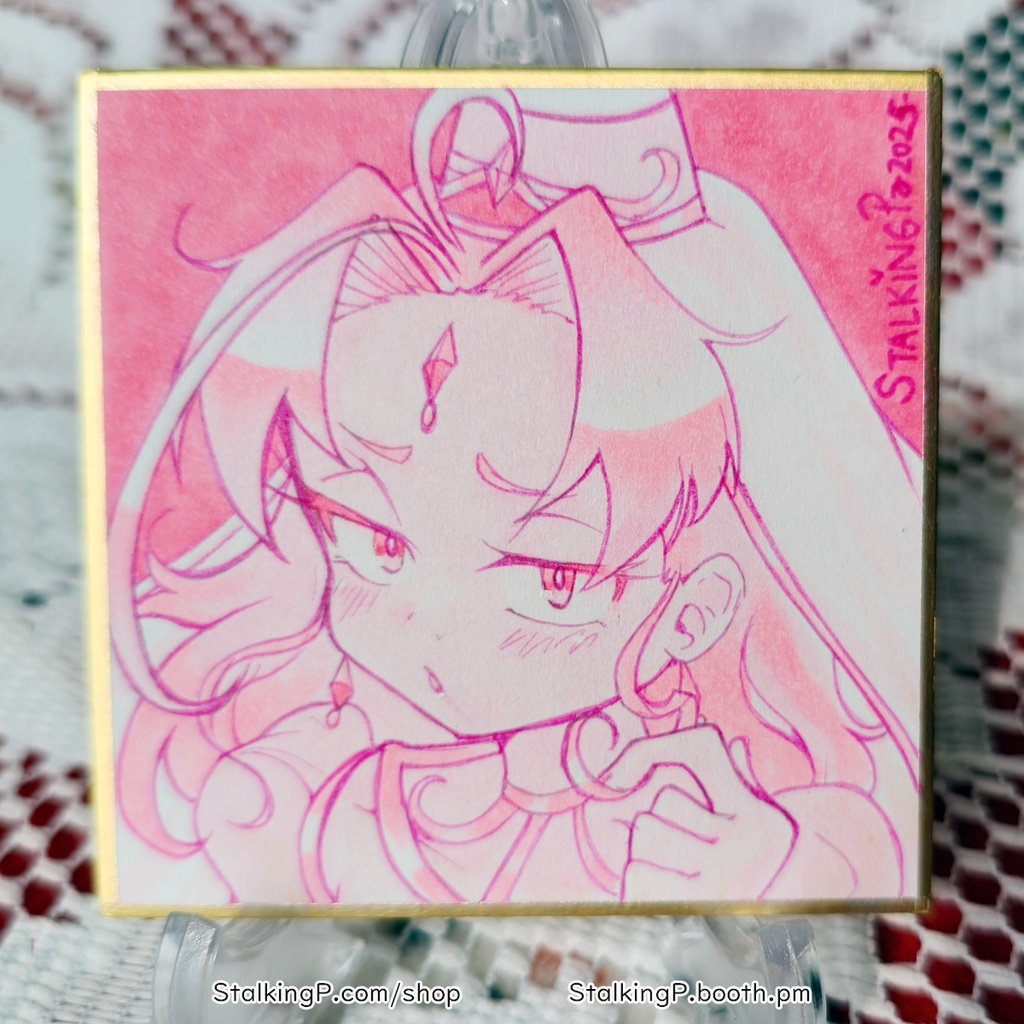 創作主人公 豆色紙 | Female leads - mame shikishi illustrations