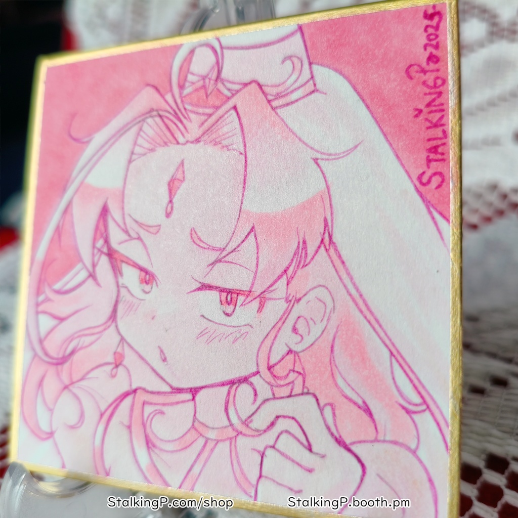 創作主人公 豆色紙 | Female leads - mame shikishi illustrations