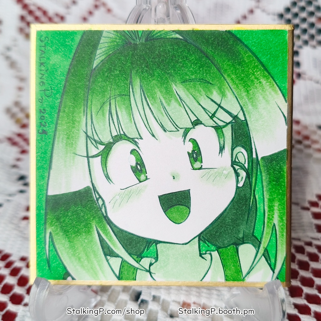 創作主人公 豆色紙 | Female leads - mame shikishi illustrations