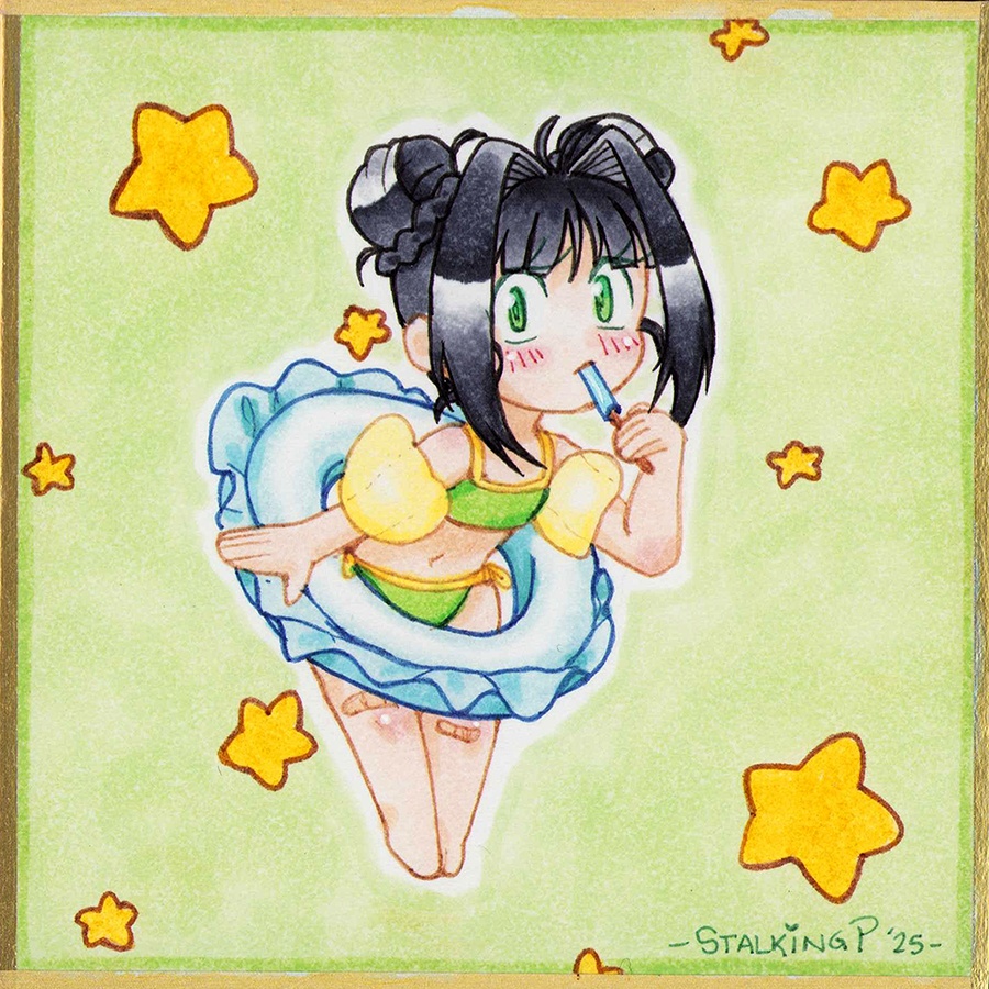 豆色紙 ロミナツ! ちびロミナ | Mame shikishi Romisummer! Chibi Romina