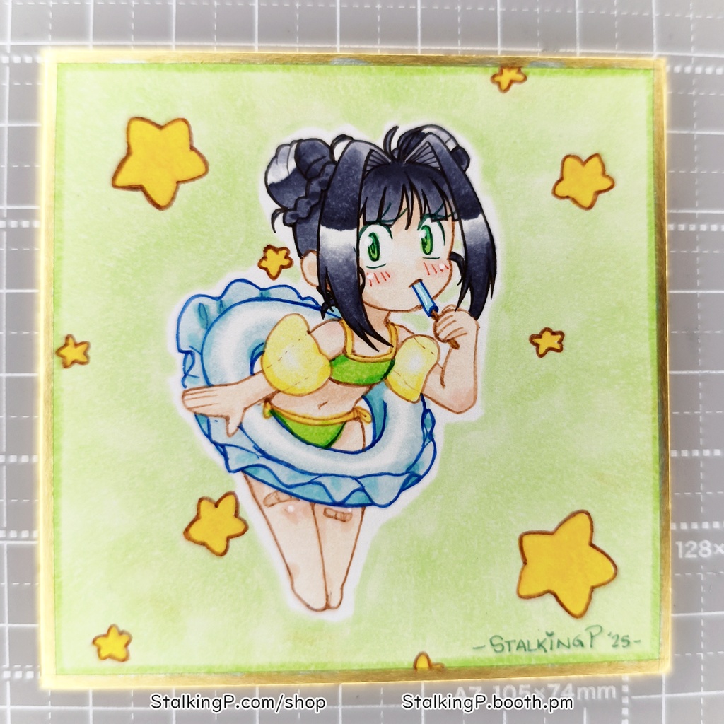 豆色紙 ロミナツ! ちびロミナ | Mame shikishi Romisummer! Chibi Romina