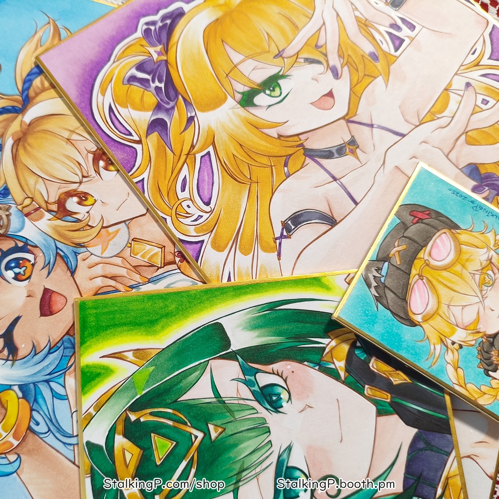 ミニ色紙 ネフェル (原神) | Mini shikishi Nefer (Genshin Impact)