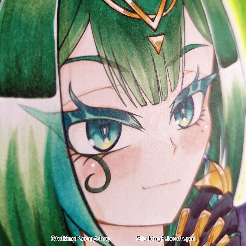 ミニ色紙 ネフェル (原神) | Mini shikishi Nefer (Genshin Impact)