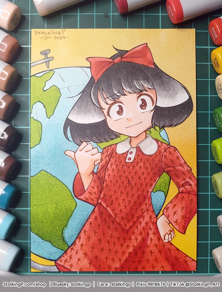 【原画ポストカード】SS7 Mafalda｜【Original artwork on postcard】 SS7 Mafalda