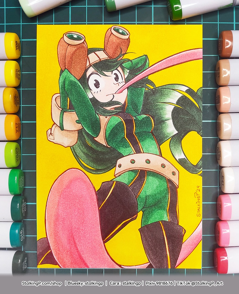 【原画ポストカード】SS18 フロッピー🐸｜【Original artwork on postcard】SS18  Froppy🐸