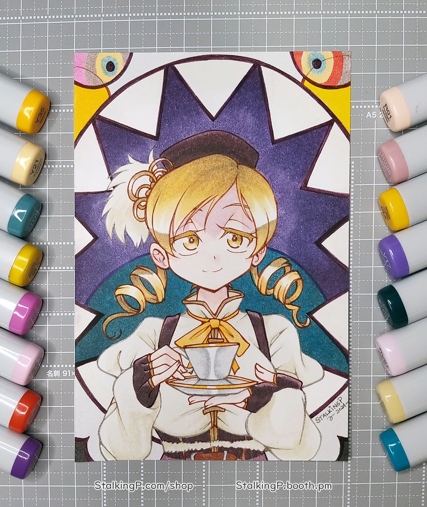 【原画ポストカード】SS22 巴マミ｜【Original artwork on postcard】SS22 Tomoe Mami