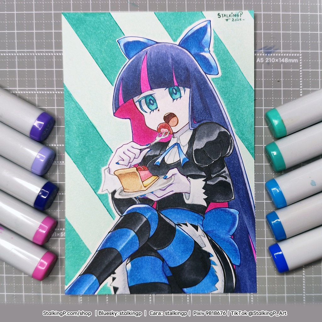 【原画ポストカード】SS24 『 あー』|【Original artwork on postcard】SS24 『Ah∼』