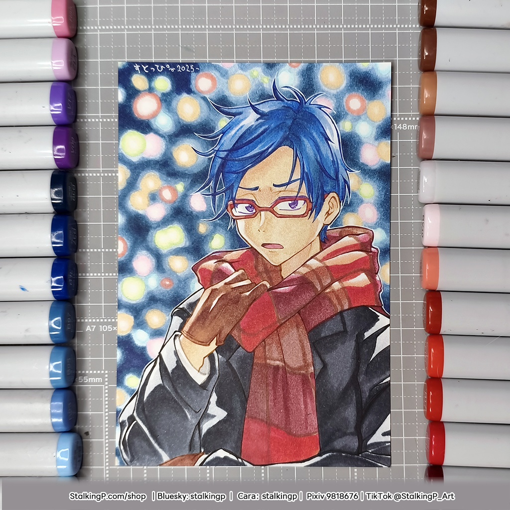 【原画ポストカード】SS25　『デートなんて…』｜【Original artwork on postcard】SS25 『A date...』