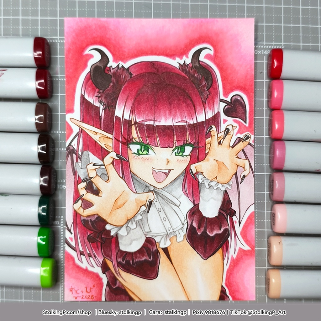 【原画ポストカード】SS27　【リズきゅんです！】｜【Original artwork on postcard】SS27　【It's Liz-kyun!】