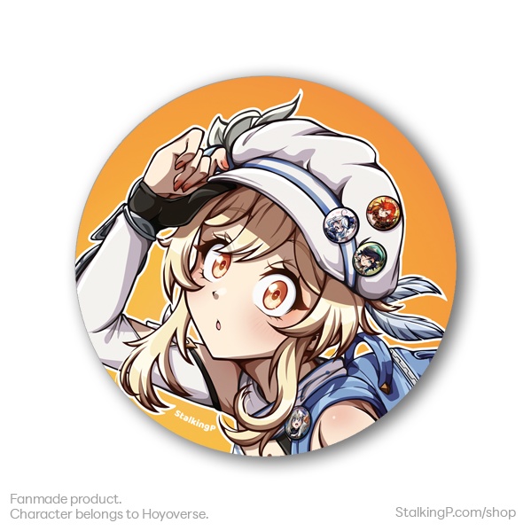 原神　缶バッジ　蛍 (コレクターver.) / Genshin Impact Can Badges/button Lumine (Collector ver.)