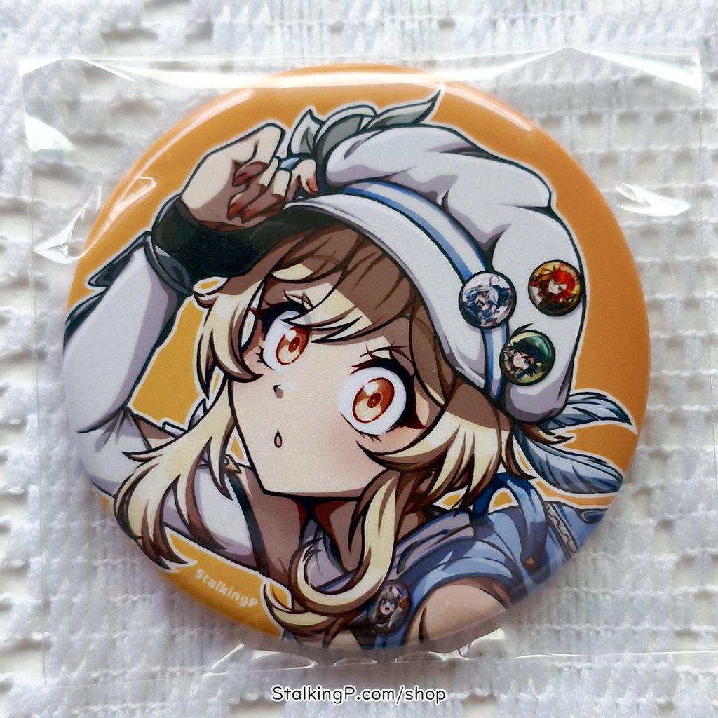 原神 缶バッジ 蛍 (コレクターver.) / Genshin Impact Can Badges/button Lumine (Collector ver.)