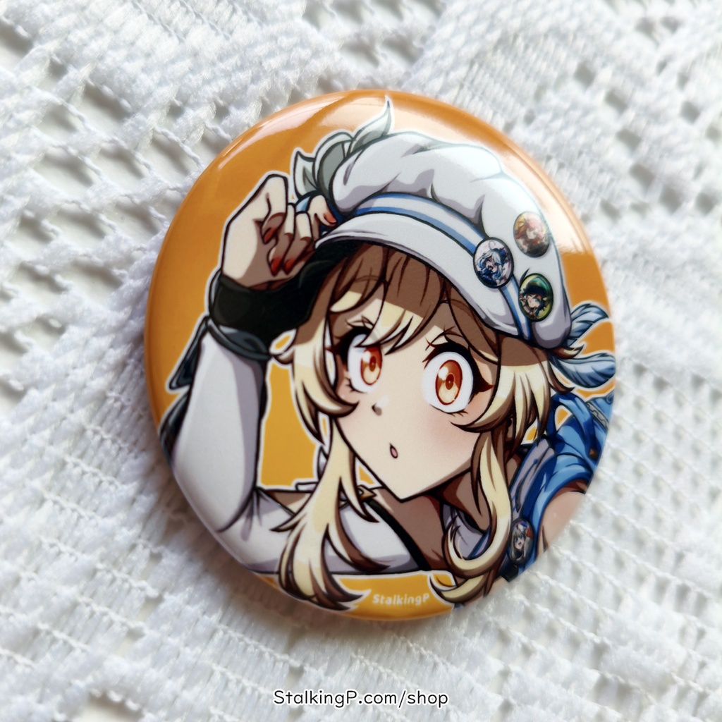 原神 缶バッジ 蛍 (コレクターver.) / Genshin Impact Can Badges/button Lumine (Collector ver.)