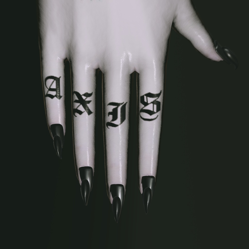 【森羅用】finger tattoo