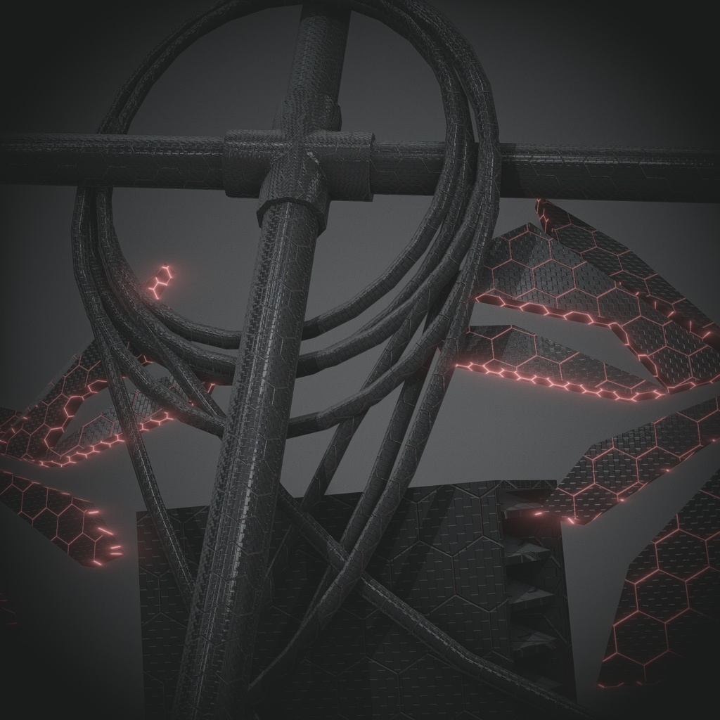 【Free】"cyber"Material《2000フォロー記念》