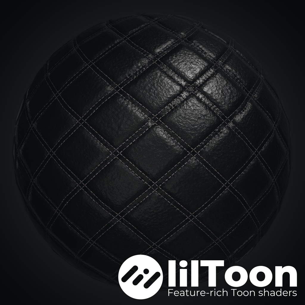 【Leather03】liltoon material : 2Type