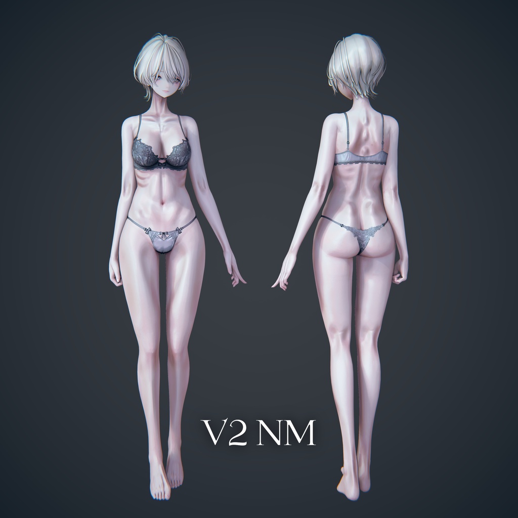 "V2update"【Lumina and Shinra】BodyNormalmap+AOmap