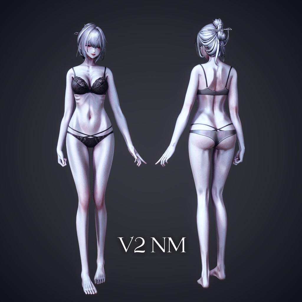 "V2update"【Lumina and Shinra】BodyNormalmap+AOmap