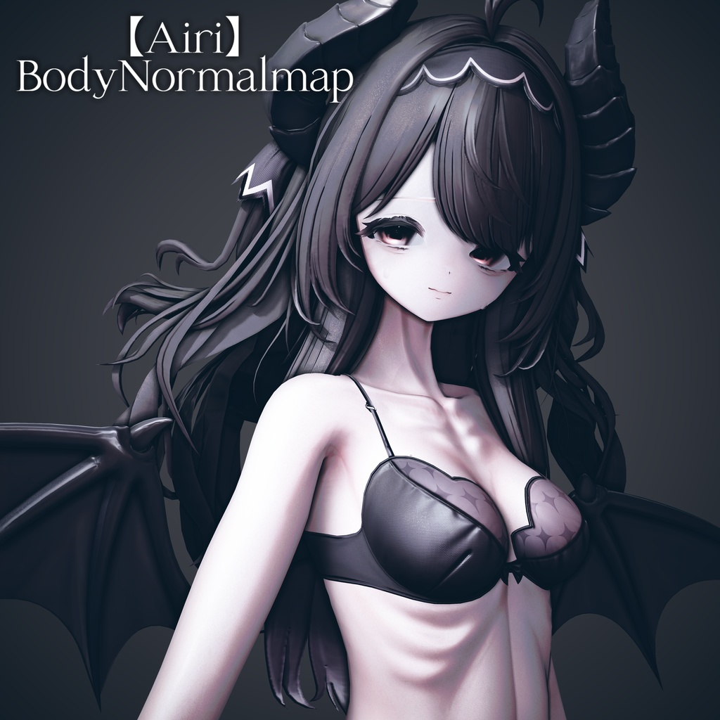 【Airi】BodyNormalmap+AOmap