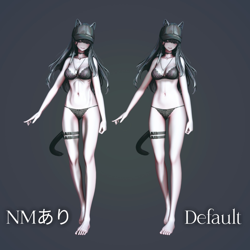 【Misaki】BodyNormalmap+AOmap
