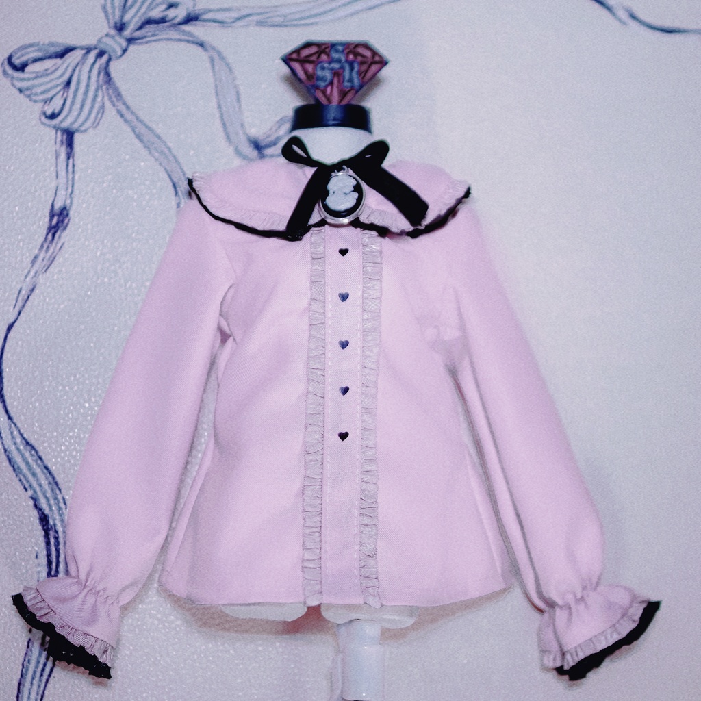 ✟量産型ʚ♡ɞカメオリボンTOPS✟