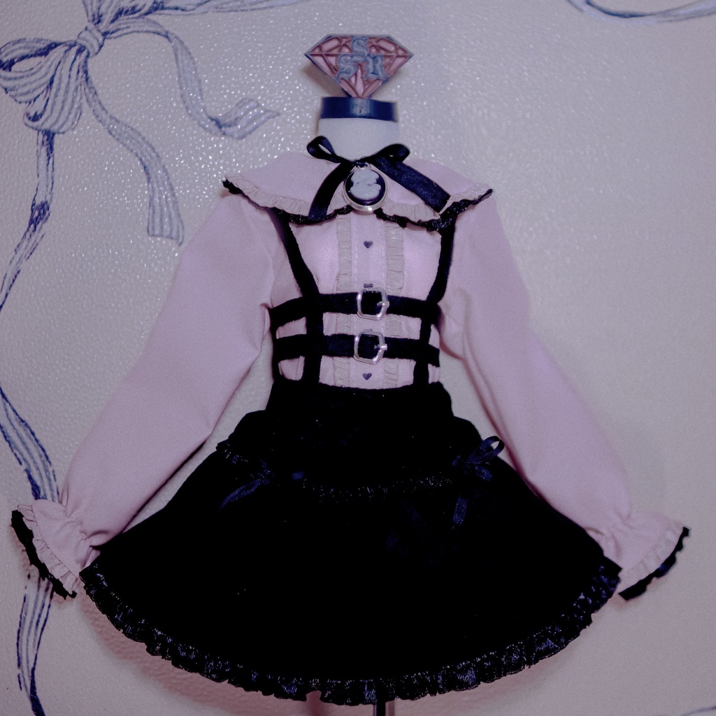 ✟量産型ʚ♡ɞカメオリボンTOPS✟