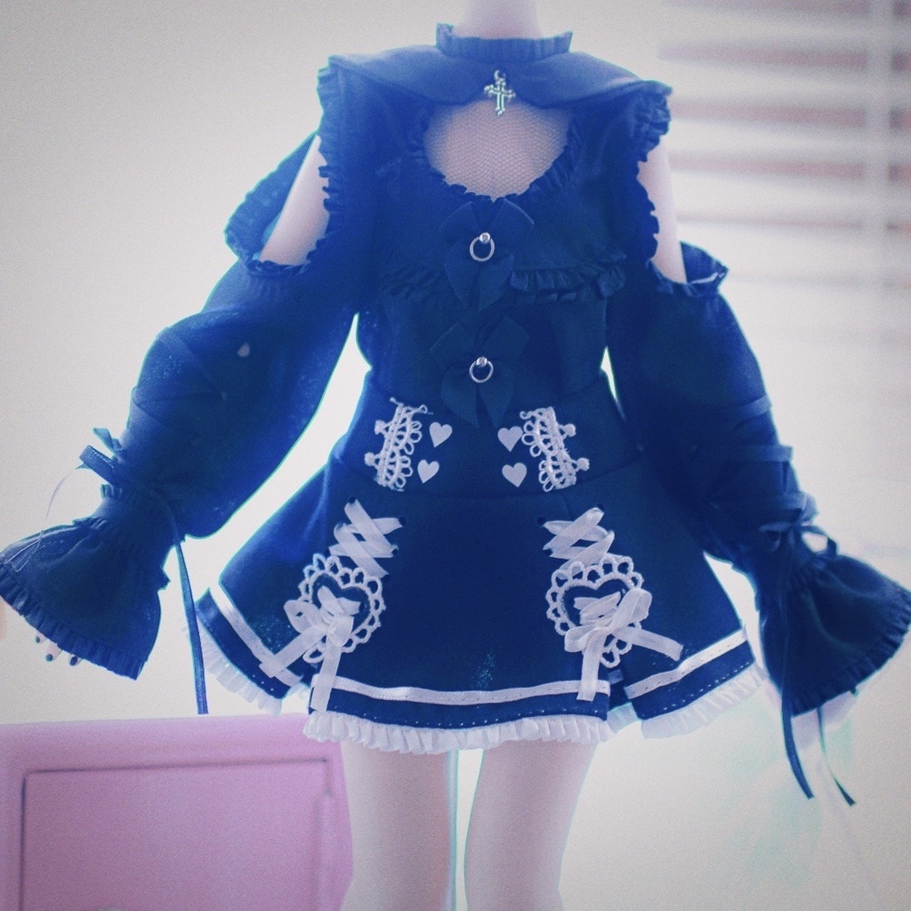 ××♡ポケットフリルスカート♡××(パープル/ブラック)