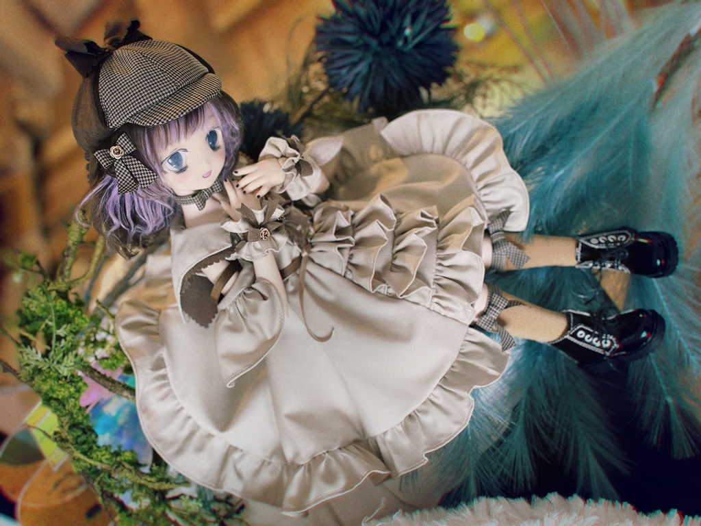 倫敦✜ミステリー✜ヘアクリップforMDD、DD(1/4&1/3doll)