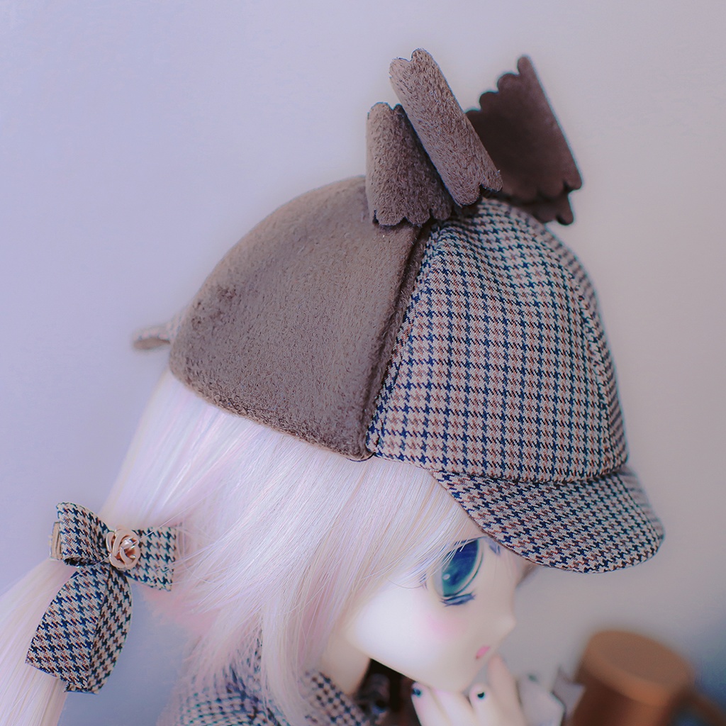 倫敦✜ミステリー✜ホームズ帽子forMDD、DD(1/4&1/3doll)