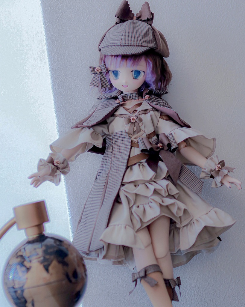 倫敦✜ミステリー✜ケープ&オーバースカートforMDD(1/4doll)