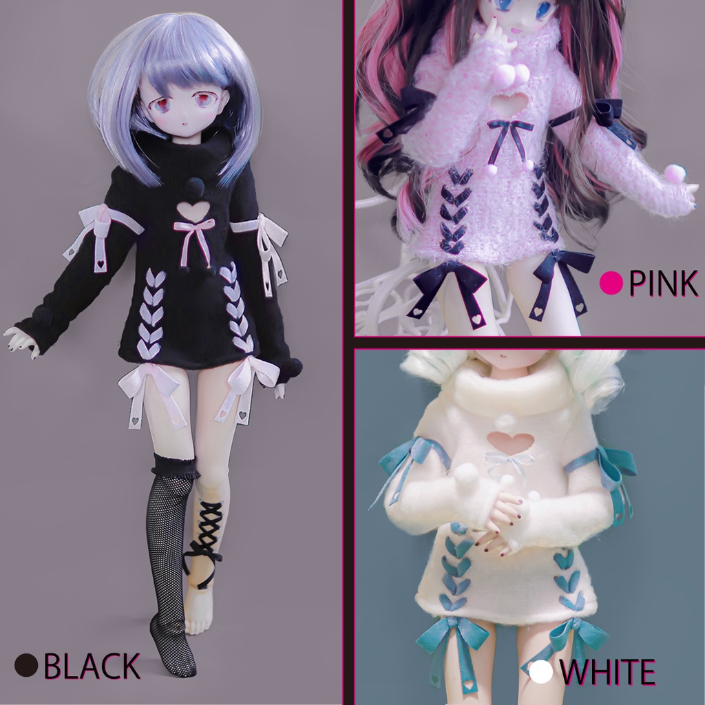 ♡ぬくきゅん♡リボンハートニット♡