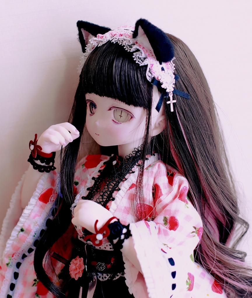 にゃつまつり=^^= 浴衣ドレス 和ロリ for MDD 1/4 DOLL ネコ